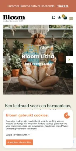 スポンサード記事向けのベルギーメディア、Bloomのサイトプレビュー