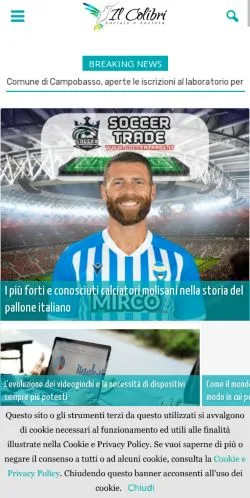 Anteprima del sito Il Colibrì, media di Italia per articoli sponsorizzati