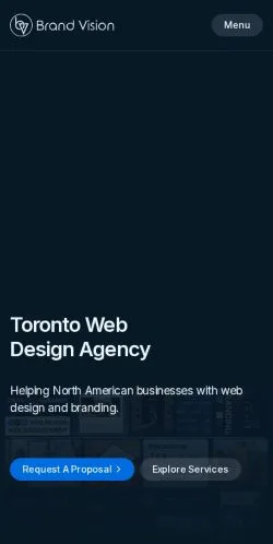 Förhandsvisning av webbplatsen Brand Vision, medium i USA för sponsrade artiklar