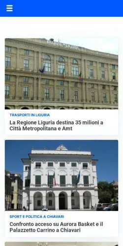 Anteprima del sito Il Nuovo Levante, media di Italia per articoli sponsorizzati