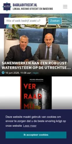 Anteprima del sito Dagbladutrecht, media di Paesi Bassi per articoli sponsorizzati