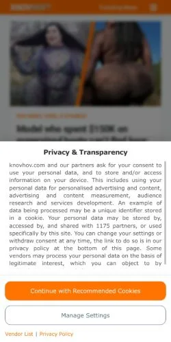Podgląd witryny KnovHov?, medium z kraju Stany Zjednoczone do artykułów sponsorowanych
