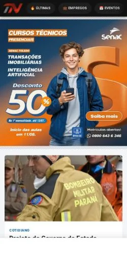 Anteprima del sito Toledo News, media di Brasile per articoli sponsorizzati