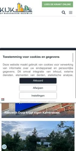Anteprima del sito Kijk Op BR, media di Paesi Bassi per articoli sponsorizzati