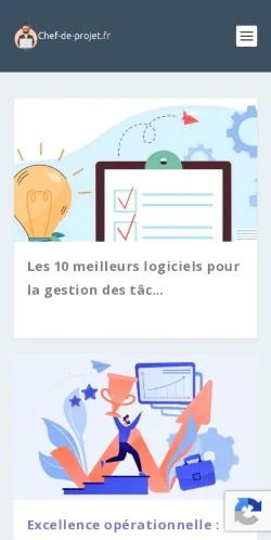 Anteprima del sito Chef De Projet, media di Francia per articoli sponsorizzati