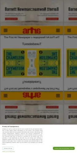 Sponsorlu makaleler için Amerika Birleşik Devletleri medyası Artdaily sitesinin önizlemesi