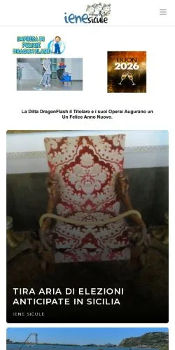 Podgląd witryny Iene Sicule, medium z kraju Włochy do artykułów sponsorowanych