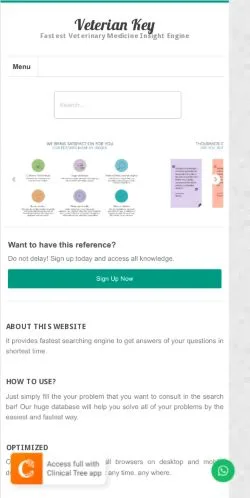 Vista previa del sitio Veterian Key, medio de Estados Unidos para artículos patrocinados