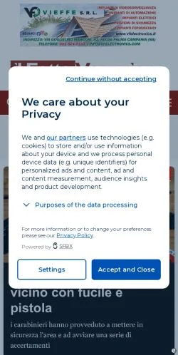 Anteprima del sito Il Fatto Vesuviano, media di Italia per articoli sponsorizzati
