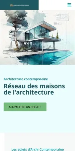 Anteprima del sito Archi Contemporaine, media di Francia per articoli sponsorizzati