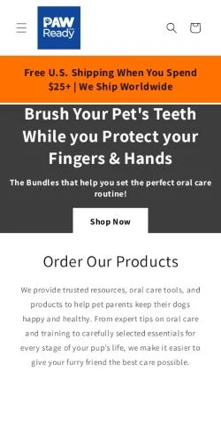 Aperçu du site Paw Ready, média de États-Unis pour articles sponsorisés