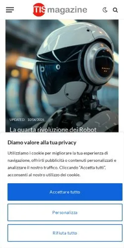 Anteprima del sito ITIS Magazine, media di Italia per articoli sponsorizzati