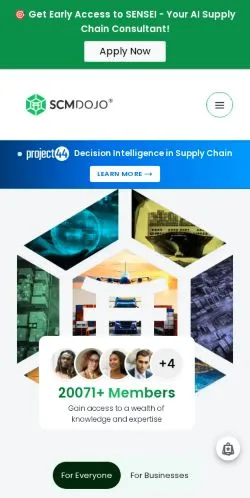 Preview of the SCMDOJO website, a media outlet in United States for sponsored articles