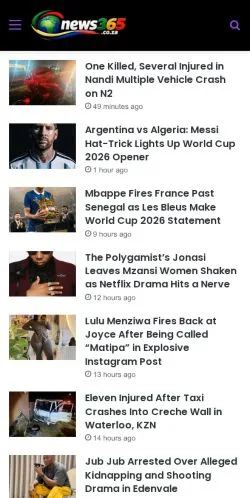 Anteprima del sito News365, media di Stati Uniti per articoli sponsorizzati