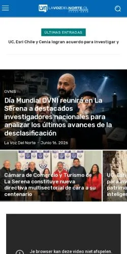 Anteprima del sito La Voz del Norte, media di Stati Uniti per articoli sponsorizzati