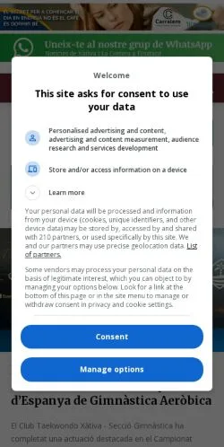 Anteprima del sito Portal De Xàtiva, media di Spagna per articoli sponsorizzati