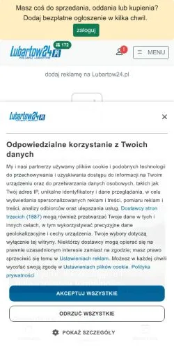 Podgląd witryny Lubartów 24, medium z kraju Polska do artykułów sponsorowanych