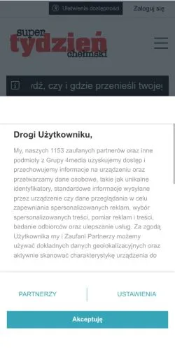 Anteprima del sito Super Tydzień Chełmski, media di Polonia per articoli sponsorizzati