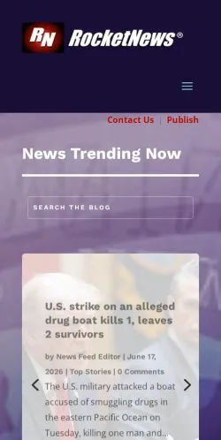 Aperçu du site RocketNews, média de États-Unis pour articles sponsorisés
