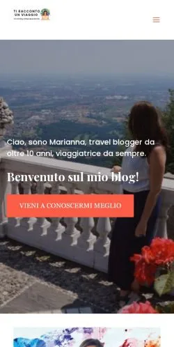스폰서 기사용 이탈리아 매체 Ti Racconto Un Viaggio 사이트 미리보기