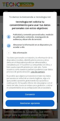 스폰서 기사용 스페인 매체 Tecnología Cripto 사이트 미리보기