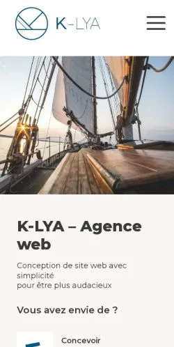 Podgląd witryny K-LYA, medium z kraju Francja do artykułów sponsorowanych