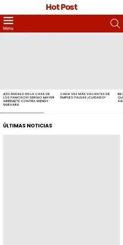 Forhåndsvisning af Hot Post, medie fra Mexico til sponsorerede artikler