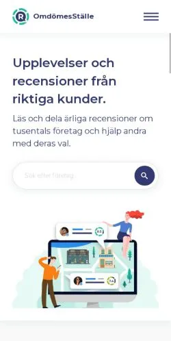 Podgląd witryny OmdömesStälle, medium z kraju Szwecja do artykułów sponsorowanych