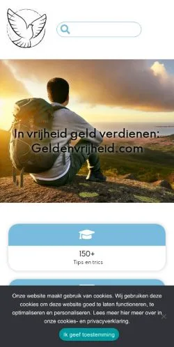 Anteprima del sito Geldenvrijheid, media di Paesi Bassi per articoli sponsorizzati