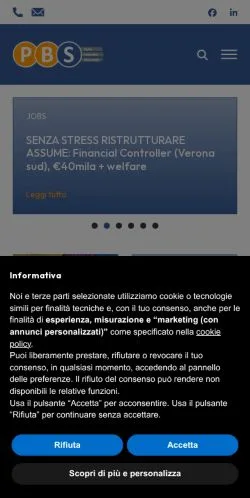 Aperçu du site Primo Bonacina, média de États-Unis pour articles sponsorisés