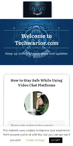 Vorschau der Website Techwarior, Medium aus Vereinigte Staaten für gesponserte Artikel