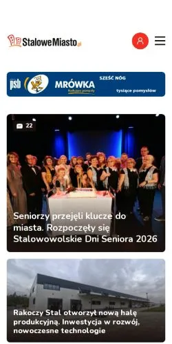 Podgląd witryny Stalowe Miasto, medium z kraju Polska do artykułów sponsorowanych