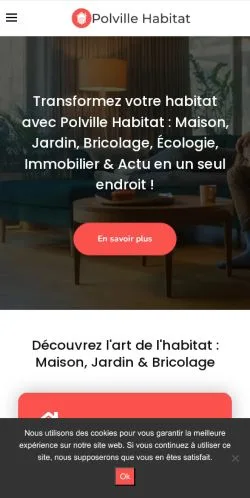 Vista previa del sitio Polville Habitat, medio de Francia para artículos patrocinados
