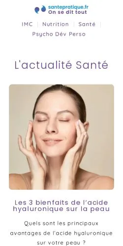 Anteprima del sito Santé Pratique, media di Francia per articoli sponsorizzati