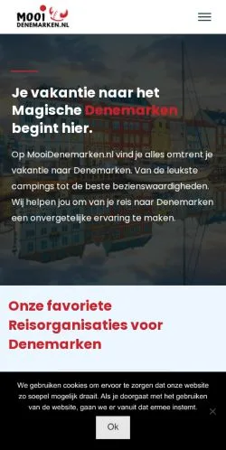 Anteprima del sito MooiDenemarken, media di Paesi Bassi per articoli sponsorizzati