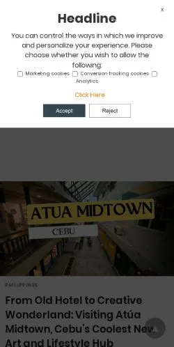 Anteprima del sito Out of Town Blog, media di Stati Uniti per articoli sponsorizzati