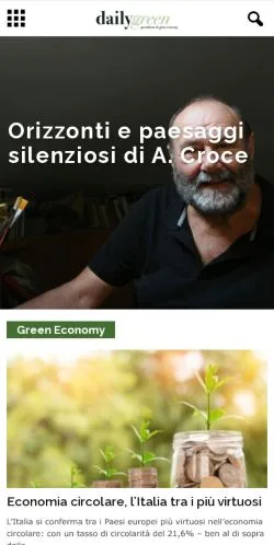 Anteprima del sito Dailygreen, media di Italia per articoli sponsorizzati