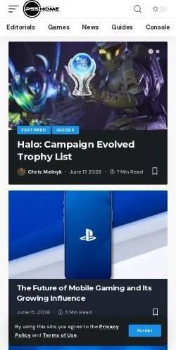 스폰서 기사용 미국 매체 PS5 Home 사이트 미리보기