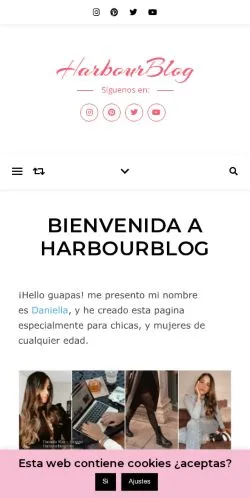 Anteprima del sito Harbour Blog, media di Spagna per articoli sponsorizzati