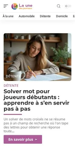 Anteprima del sito La Une Des Journaux, media di Francia per articoli sponsorizzati
