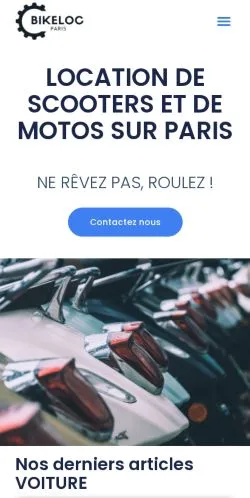 Anteprima del sito Bike Loc, media di Francia per articoli sponsorizzati