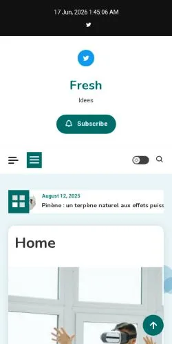 Anteprima del sito Fresh Idees, media di Francia per articoli sponsorizzati