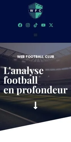 スポンサード記事向けのフランスメディア、Web Football Clubのサイトプレビュー
