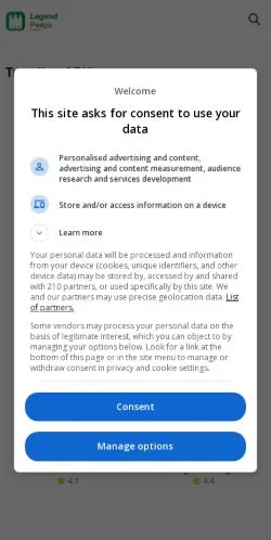 Aperçu du site LegendPeeps, média de États-Unis pour articles sponsorisés
