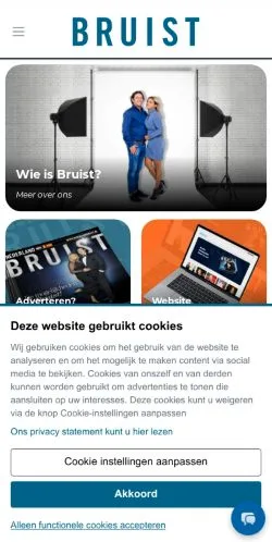 Anteprima del sito Nederland Bruist, media di Paesi Bassi per articoli sponsorizzati
