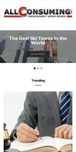 Vorschau der Website All Consuming, Medium aus Vereinigte Staaten für gesponserte Artikel