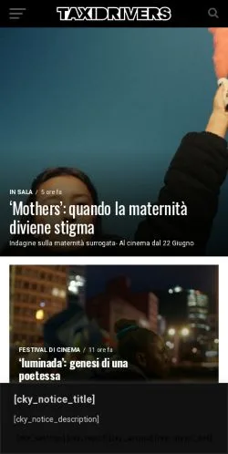 Anteprima del sito Taxidrivers, media di Italia per articoli sponsorizzati