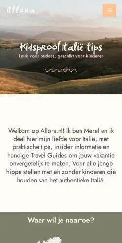 Vorschau der Website Allora, Medium aus Niederlande für gesponserte Artikel