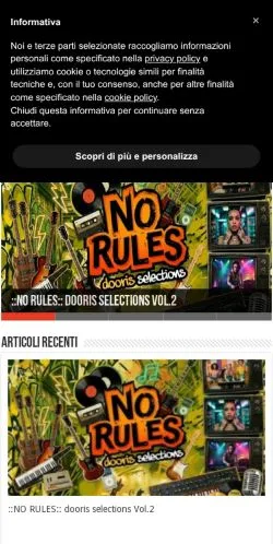 Anteprima del sito I Think Magazine, media di Italia per articoli sponsorizzati