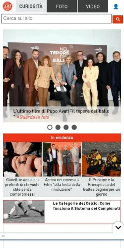 Podgląd witryny Kika Press & Media, medium z kraju Włochy do artykułów sponsorowanych
